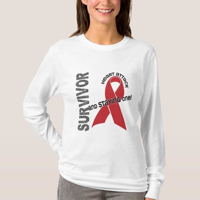 Hjärtsjukdomöverlevande Tee Shirt (Framsida)