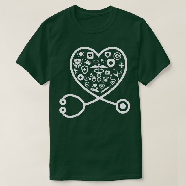 Hjärtsjuksköterska 5 t shirt (Design framsida)