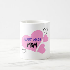 Hjärtskapad Mamma adoptivande Mamma Kaffemugg