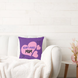 Hjärtskapad Mamma adoptivande Mamma Kudde