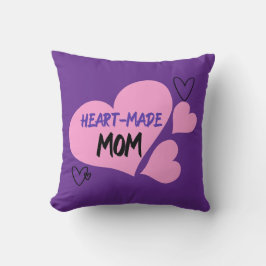 Hjärtskapad Mamma adoptivande Mamma Kudde