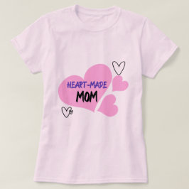 Hjärtskapad Mamma adoptivande Mamma T Shirt