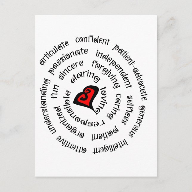 hjärtsköterska vykort (Framsida)