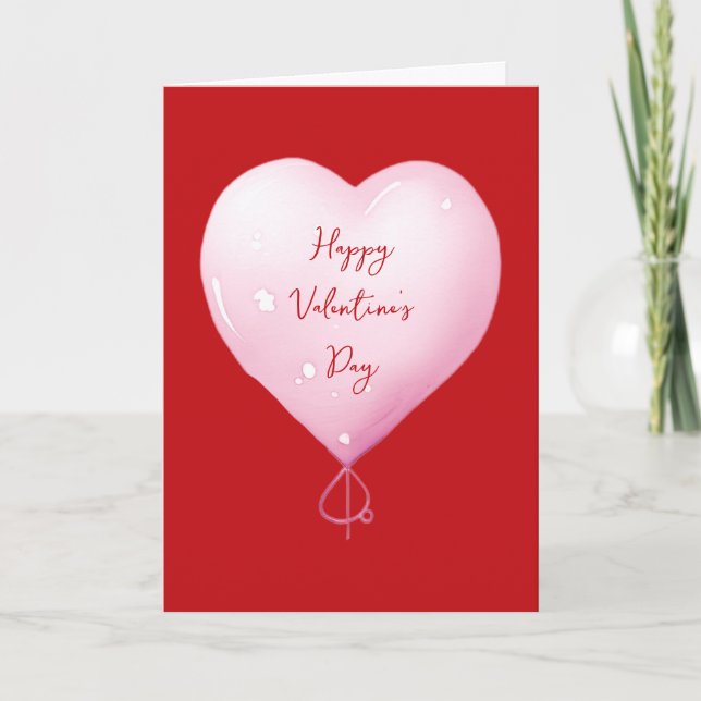 Hjärtskript för hjärtanpassningsbar i Valentine Da Helgkort (Framsida)