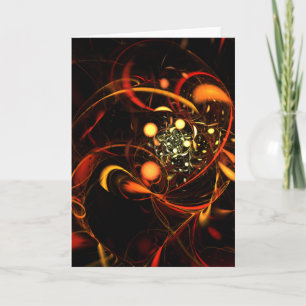 Hjärtslag - Abstrakt Art Greeting Card Kort