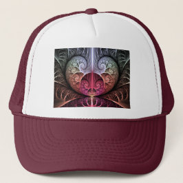 Hjärtslag, Abstrakt Surreal Fantasy Fractal Art Keps
