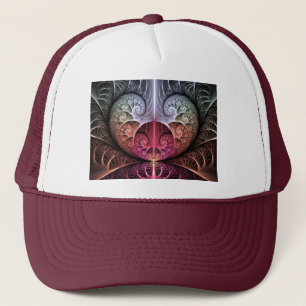Hjärtslag, Abstrakt Surreal Fantasy Fractal Art Keps