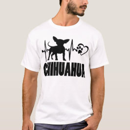Hjärtslag - Chihuahua - Hund bästa vän T Shirt