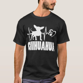 Hjärtslag - Chihuahua - Hund bästa vän T Shirt
