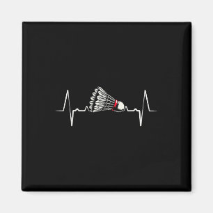 Hjärtslag Ecg Shuttle Badminton Player Shuttle Magnet