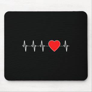 Hjärtslag Ekg Red Heart Disease Awareness M Musmatta