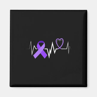 Hjärtslag Epilepsi Ribbon Epilepsi Disorder Awaren Magnet