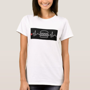 Hjärtslag för ostburger T- Shirt T
