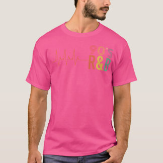 Hjärtslag Heart Line Heart Rate 90S Rb Music Älska T Shirt