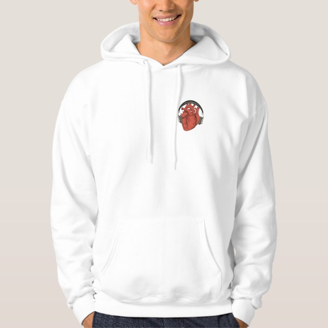 Hjärtslag Hoodie (Framsida)