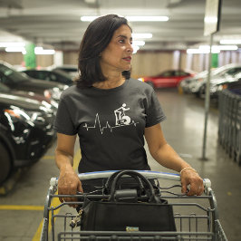 Hjärtslag i centrifugeringscykeln inomhus t shirt