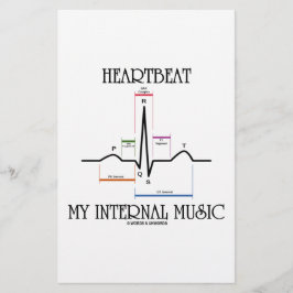 Hjärtslag min interna musik (ECG/EKG-pulsslag)