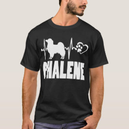 Hjärtslag – Papillon - Hund Bästa Vän T Shirt