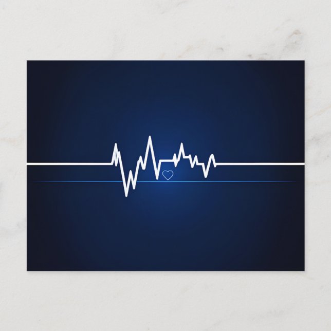 Hjärtslag, postkorsning vykort (Framsida)