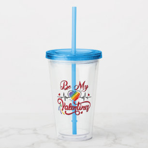 Hjärtslag pride Hjärtat, min valentin Take Away Mugg