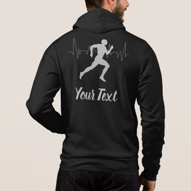 Hjärtslag, Springer Personlig Black T Shirt (Baksida)