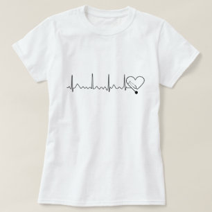 Hjärtslaghjärta klassar tee shirt
