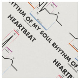 Hjärtslagrytm av min Electrocardiogram för Soul Tyg