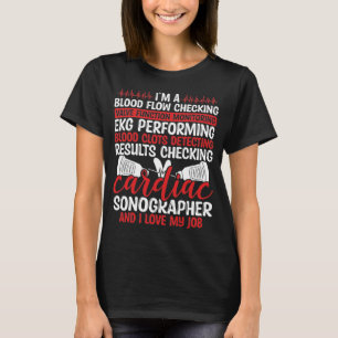 Hjärtsloger Ultra Tech Cardiology Heart T Shirt