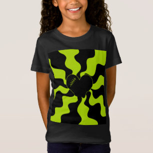 Hjärtsmält - limgrön t shirt