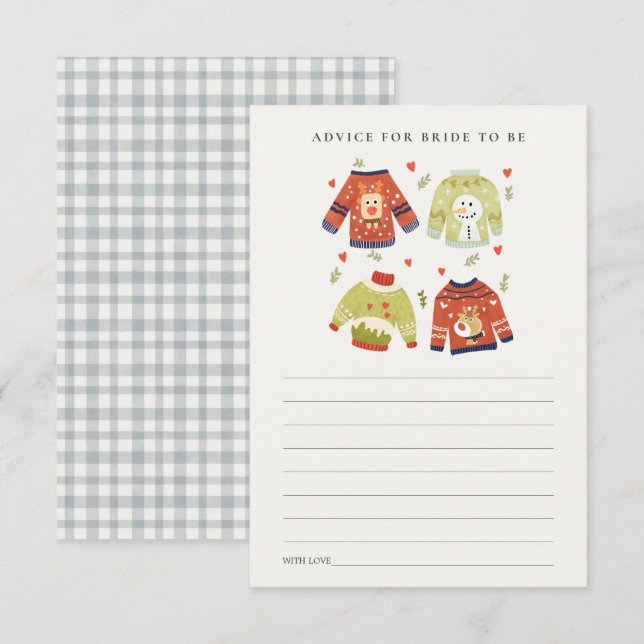 Hjärtsmassa, sötare, råd för Bride Möhippa Tilläggskort (Fram/baksida)