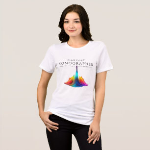 Hjärtsortopfärgad ultraljudsundersökning Vinkar T Shirt