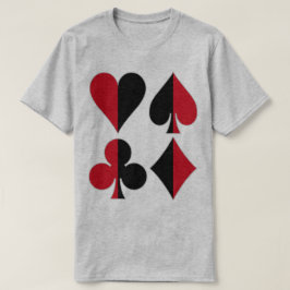 Hjärtspade Diamond-Klubb T-shirt