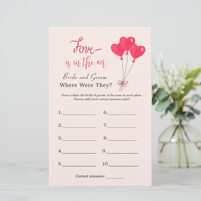 Hjärtspel "Var var de?" Möhippa (Stående Fram)