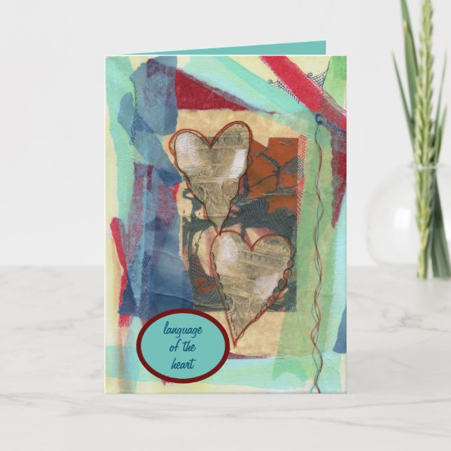 "Hjärtspråk" Kort (Framsida)