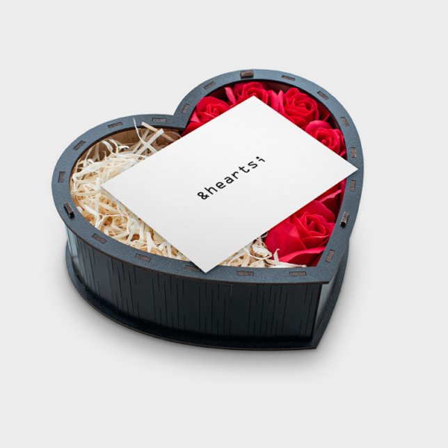 Hjärtssymbol i HTML-kort Helgkort (Create your own Valentine's Day greeting card.)