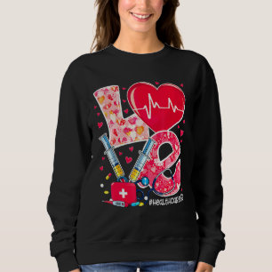 Hjärtstetoscope Cute Kärlek Sjuka Valentineser Hea T Shirt