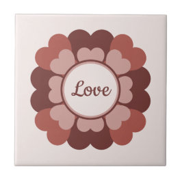 Hjärtstillande Kakelplatta