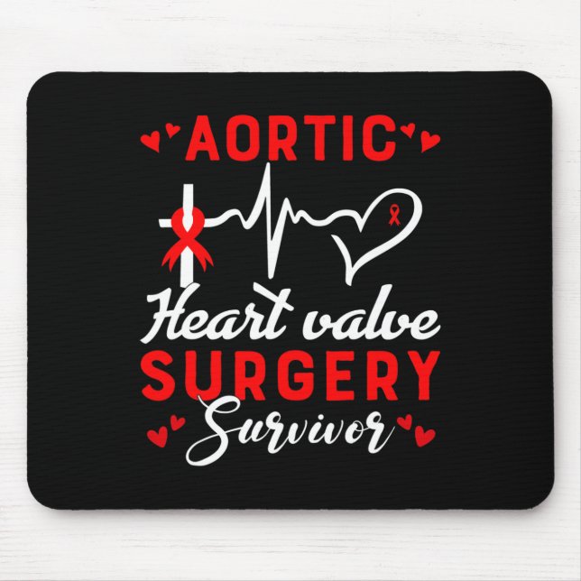 Hjärtstillestånd Survivor Heart Disease Awarene Musmatta (Framsidan)