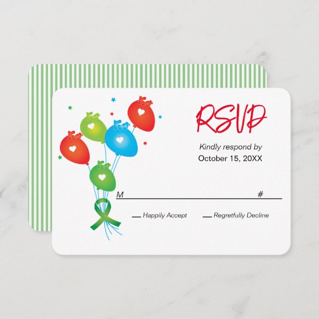 Hjärtstilleståndsbubblor Anpassade Party OSA (Fram/baksida)