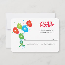 Hjärtstilleståndsbubblor Anpassade Party OSA Kort