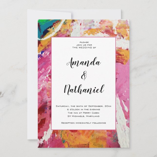 Hjärtstilleståndsinbjudan Inbjudningar (Framsida)