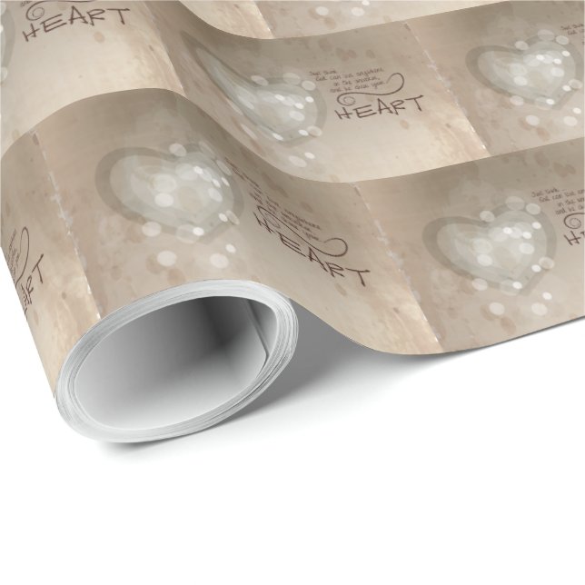 Hjärtstimulans, Religiösa, Grunge Presentpapper (Rullad Hörn)