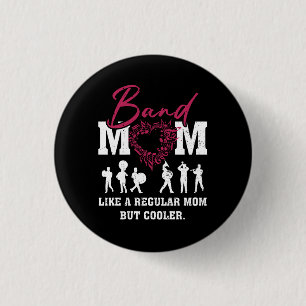 Hjärtstolt Marching Band Mamma som ett vanligt Mam Knapp
