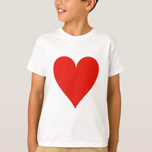 Hjärtsymbol T-shirt (Framsida)