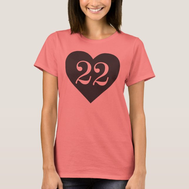 HjärtTank Tee Shirt (Framsida)