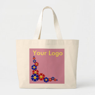 Hjärtton med Logotyp Space Jumbo Tygkasse