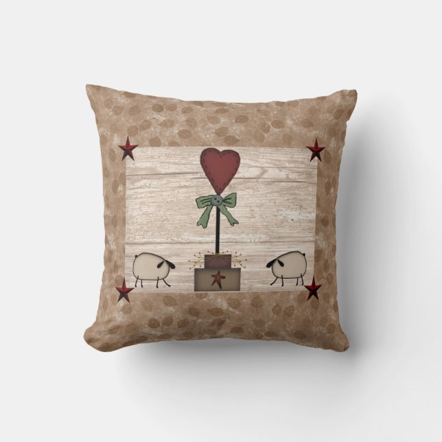 Hjärttopp Pillow Kudde (Framsida)