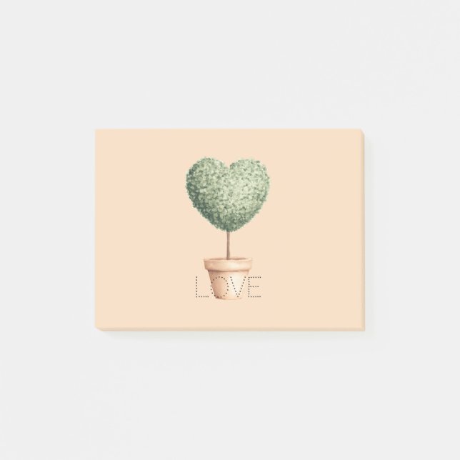 Hjärtträdkärlek Post-it Block (Framsida)
