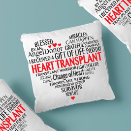 Hjärttransplantat Överlevnad Komplett Pillow Kudde