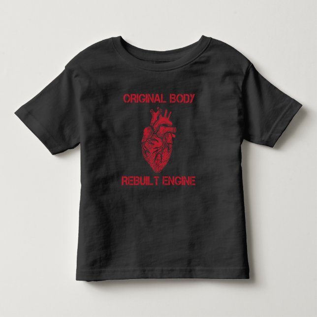 Hjärttransplantation Återbyggd motorcykel Njut T Shirt (Framsida)